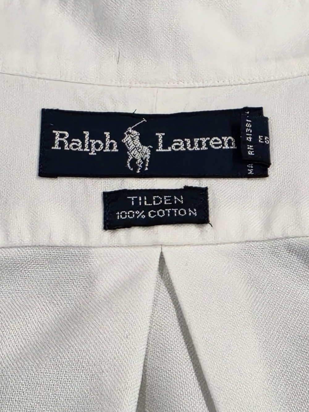 Ralph Lauren Tilden White Oxford Button Down Shirt Colorful Pony Logo Men's XL - Picture 10 of 11